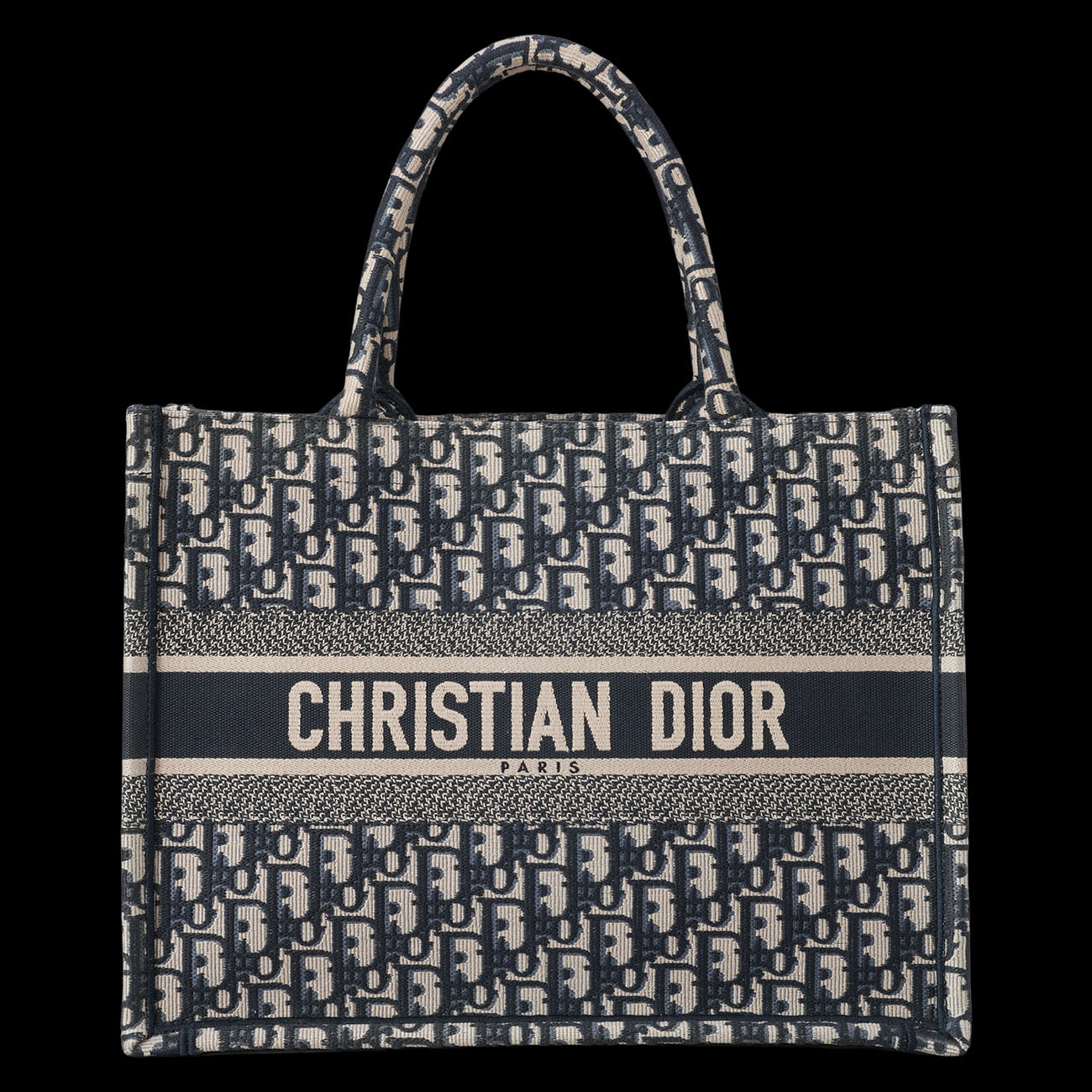 CHRISTIAN DIOR(USED)디올 오블리크 북토트 미듐
